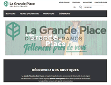 Tablet Screenshot of lagrandeplace.com